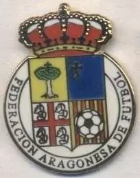 Арагон, федерація футболу (не-ФІФА) ЕМАЛЬ / Aragon football federation pin badge