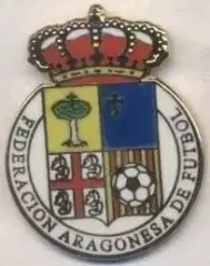Арагон, федерація футболу (не-ФІФА) ЕМАЛЬ / Aragon football federation pin badge