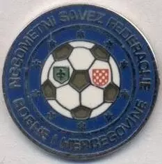 Федерація Боснії іГ.футбол (не-ФІФА ЕМАЛЬ/Federation of Bosnia&Herz.football pin