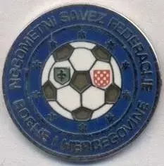 Федерація Боснії іГ.футбол (не-ФІФА ЕМАЛЬ/Federation of Bosnia&Herz.football pin