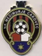 футбол.клуб Меджимур'є Чаковєц (Хорватія ЕМАЛЬ/NK Medimurje,Croatia football pin