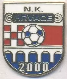 футбол.клуб Хрваце (Хорватія) ЕМАЛЬ /NK Hrvace,Croatia football enamel pin badge
