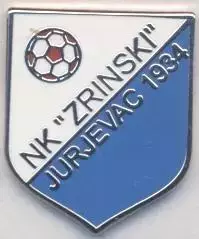 футбол.клуб Зрінскі Ю.(Хорватія) ЕМАЛЬ /NK Zrinski Jurjevac,Croatia football pin