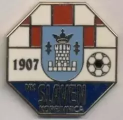 футбол.клуб Славен (Хорватія)3 ЕМАЛЬ/NK Slaven Belupo,Croatia football pin badge