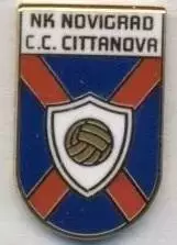 футбол.клуб Новіград (Хорватія) ЕМАЛЬ/NK Novigrad-Cittanova,Croatia football pin