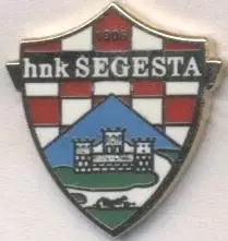футбол.клуб Сегеста (Хорватія)2 ЕМАЛЬ / Segesta Sisak,Croatia football pin badge