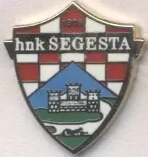 футбол.клуб Сегеста (Хорватія)2 ЕМАЛЬ / Segesta Sisak,Croatia football pin badge