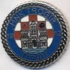футбол.клуб Трогір (Хорватія) ЕМАЛЬ/HNK Trogir,Croatia football enamel pin badge