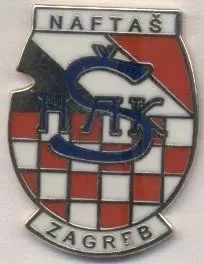 футбол.клуб Нафташ Загреб (Хорватія) ЕМАЛЬ / Naftas Zagreb, Croatia football pin