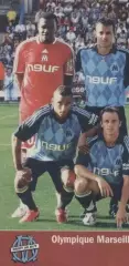 постер А4 футбол Олімпік Марсель Франція 2008/O.Marseille,France football poster