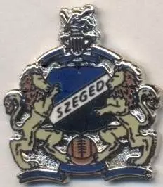 футбол.клуб Сегед (Угорщина) ЕМАЛЬ/Szeged CsGA,Hungary football enamel pin badge
