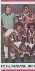 постер А3 футбол Флуміненсе (Бразилія) 1977/FC Fluminense,Brazil football poster