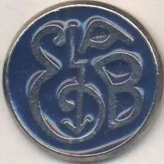 футбол.клуб Еклєр (Люксембург) важмет/Eclair Bettembourg,Luxembourg football pin