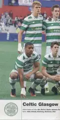 постер А4 футбол Селтік Гдазго (Шотландія) 2016 /Celtic,Scotland football poster