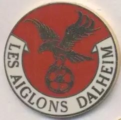 футбол.клуб Дальхайм (Люксембург)2 ЕМАЛЬ/Aiglons Dalheim,Luxembourg football pin