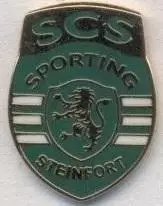футбол.клуб Спортінг Люксембург ЕМАЛЬ/Sporting Steinfort,Luxembourg football pin