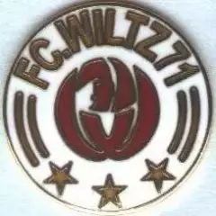 футбол.клуб Вільц (Люксембург)1 ЕМАЛЬ /FC Wiltz 71,Luxembourg football pin badge