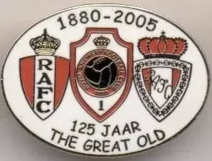 футбольний клуб Антверпен (Бельгія)2 ЕМАЛЬ /Royal Antwerp,Belgium football badge