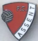 футбольний клуб Ассент (Бельгія) ЕМАЛЬ /FC Assent, Belgium football enamel badge