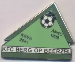 футбол.клуб Берг Оп,Бельгія ЕМАЛЬ/KFC Berg op Beerzel,Belgium football pin badge