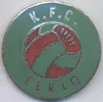 футбольний клуб Екло (Бельгія) ЕМАЛЬ / KFC Eeklo, Belgium football enamel badge