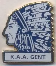 футбольний клуб Гент (Бельгія) офіц.1 важмет/KAA Gent,Belgium football pin badge