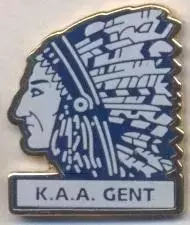 футбольний клуб Гент (Бельгія) офіц.1 важмет/KAA Gent,Belgium football pin badge