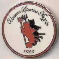 футбольний клуб Фоджа (Італія)3 ЕМАЛЬ /US Foggia,Italy football enamel pin badge