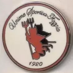 футбольний клуб Фоджа (Італія)3 ЕМАЛЬ /US Foggia,Italy football enamel pin badge