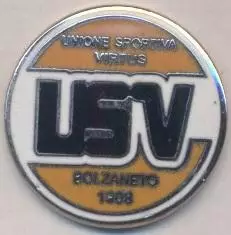 футбол.клуб Віртус Б.(Італія) ЕМАЛЬ/US Virtus Bolzaneto,Italy football pin badge