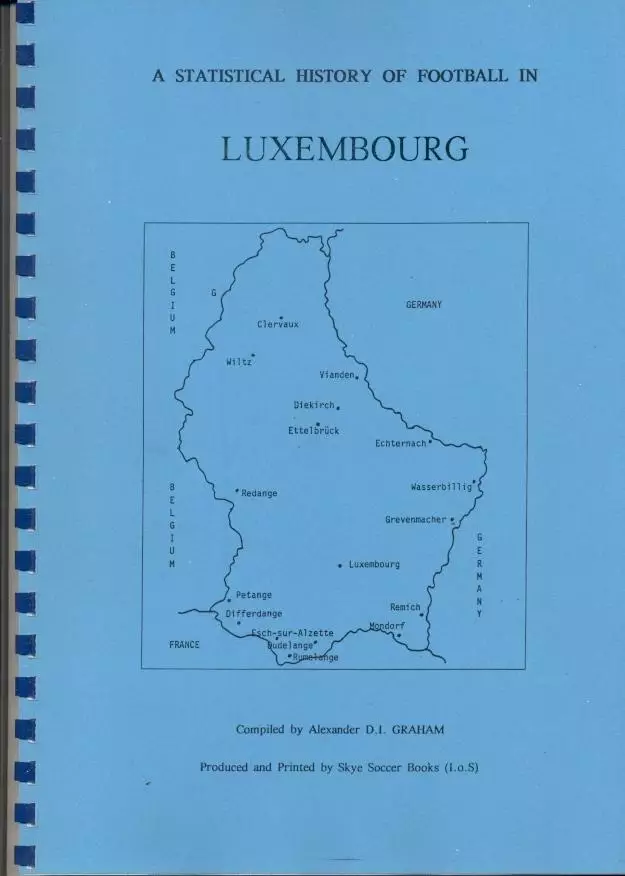 книга Люксембург підсумки чемп-тів,історія /Luxembourg football ch.ships history