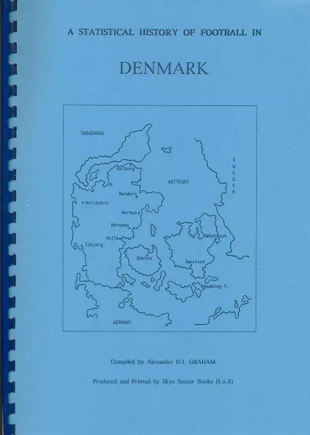 книга Данія підсумки чемп-тів,вся історія/Denmark football ch.ships history book