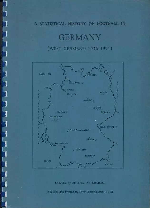 книга Німеччина ФРН підсумки чемп-тів історія /Germany football ch.ships history