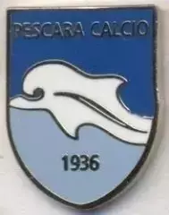 футбол.клуб Пескара (Італія ЕМАЛЬ/Pescara Calcio,Italy football enamel pin badge