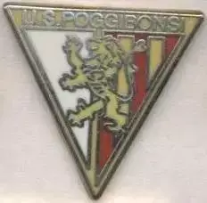 футбольний клуб Поджибонсі (Італія) ЕМАЛЬ/US Poggibonsi,Italy football pin badge