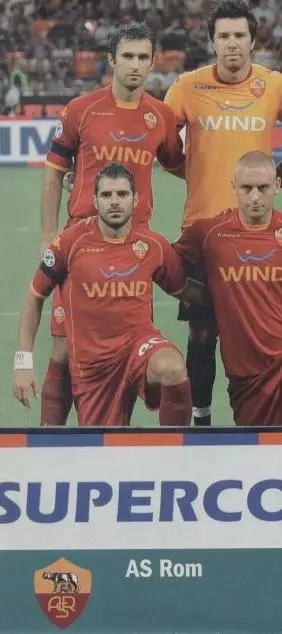 постер А4 футбол Рома (Італія) 2008 / AS Roma, Italy football team poster