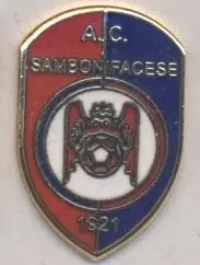 футбол.клуб Самбоніфачезе Італія ЕМАЛЬ/AС Sambonifacese,Italy football pin badge
