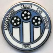 футбол.клуб Сан-Марино1 ->Італія ЕМАЛЬ / AC San Marino->Italy football pin badge