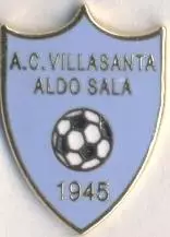 футбольний клуб Вілласанта (Італія) ЕМАЛЬ/AC Villasanta,Italy football pin badge