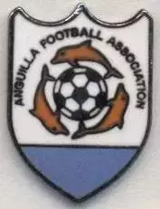 Ангілья,федерація футболу №2 ЕМАЛЬ/Anguilla football federation enamel pin badge