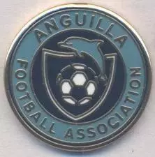 Ангілья,федерація футболу №5 ЕМАЛЬ/Anguilla football federation enamel pin badge