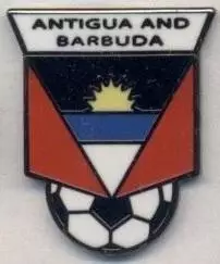 Антигуа і Барбуда,федерація футболу2 ЕМАЛЬ/Antigua football federation pin badge