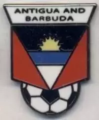 Антигуа і Барбуда,федерація футболу2 ЕМАЛЬ/Antigua football federation pin badge
