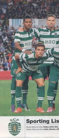 постер А4 футбол Спортінг (Португалія) 2014 /Sporting C.Portugal football poster
