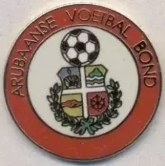 Аруба,федерація футболу1 ЕМАЛЬ /Aruba football union federation enamel pin badge