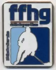 Франція, федерація хокею,№1 важмет /France ice hockey assn. federation pin badge