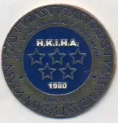 Гонконг, федерація хокею важмет /Hong Kong ice hockey assn. federation pin badge