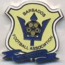 Барбадос,федерація футболу3 ЕМАЛЬ /Barbados football federation enamel pin badge