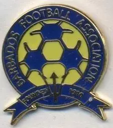 Барбадос,федерація футболу4 ЕМАЛЬ /Barbados football federation enamel pin badge
