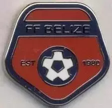 Беліз, федерація футболу,№2, ЕМАЛЬ / Belize football federation enamel pin badge